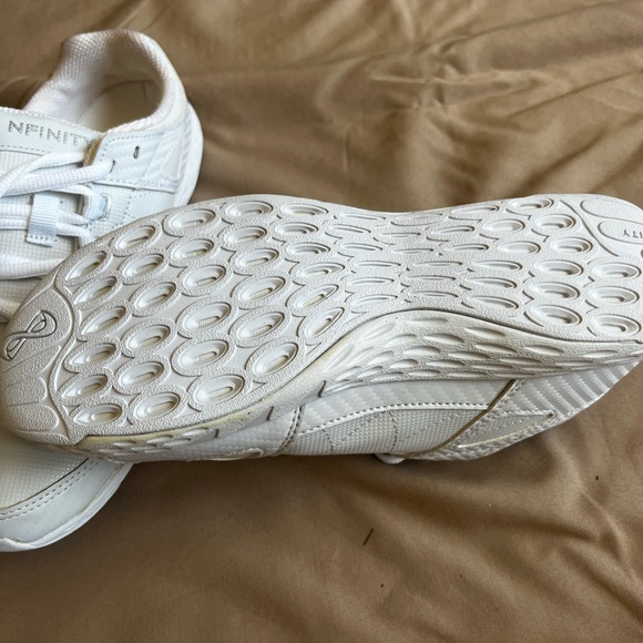 NFINITY Women’s White Cheerleading Sneakers - Picture 4 of 5